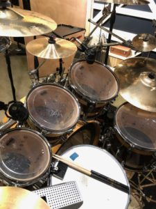 Lost Studio Kit with Attack Tone Ridge heads on the toms